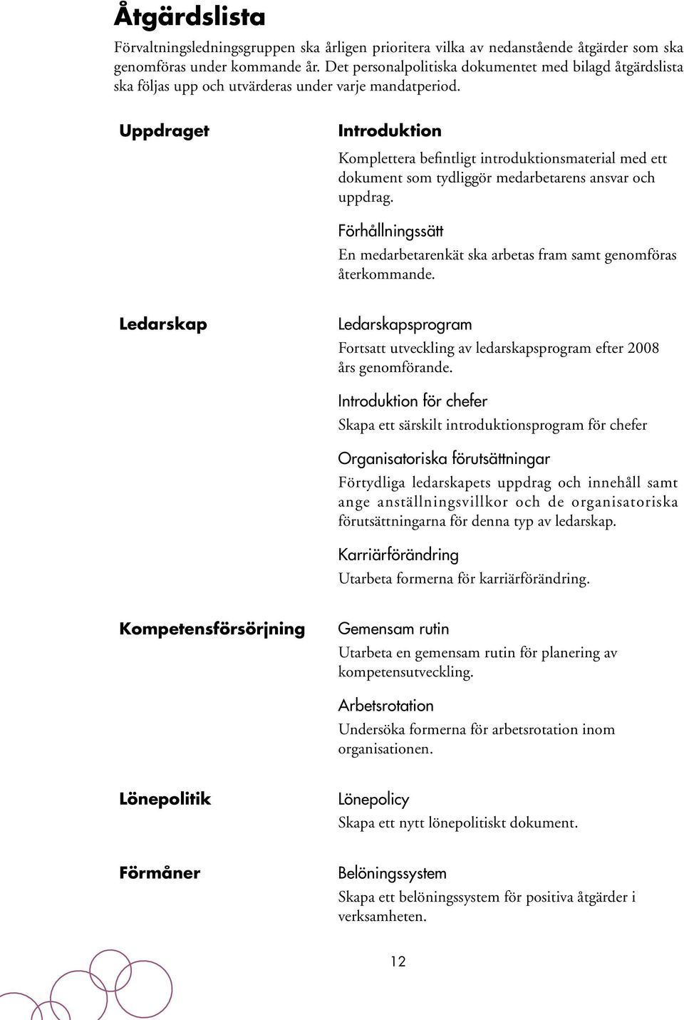 Uppdraget Introduktion Komplettera befintligt introduktionsmaterial med ett dokument som tydliggör medarbetarens ansvar och uppdrag.