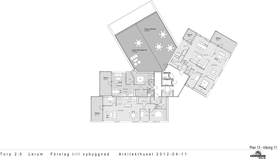 MATPLATS TT WC/ TVÄTT LghNr 0,8 m² Ö TM OBS: Schakt stl.