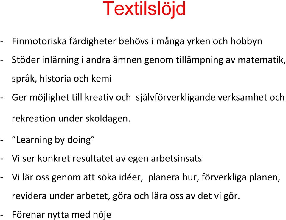 rekreation under skoldagen.