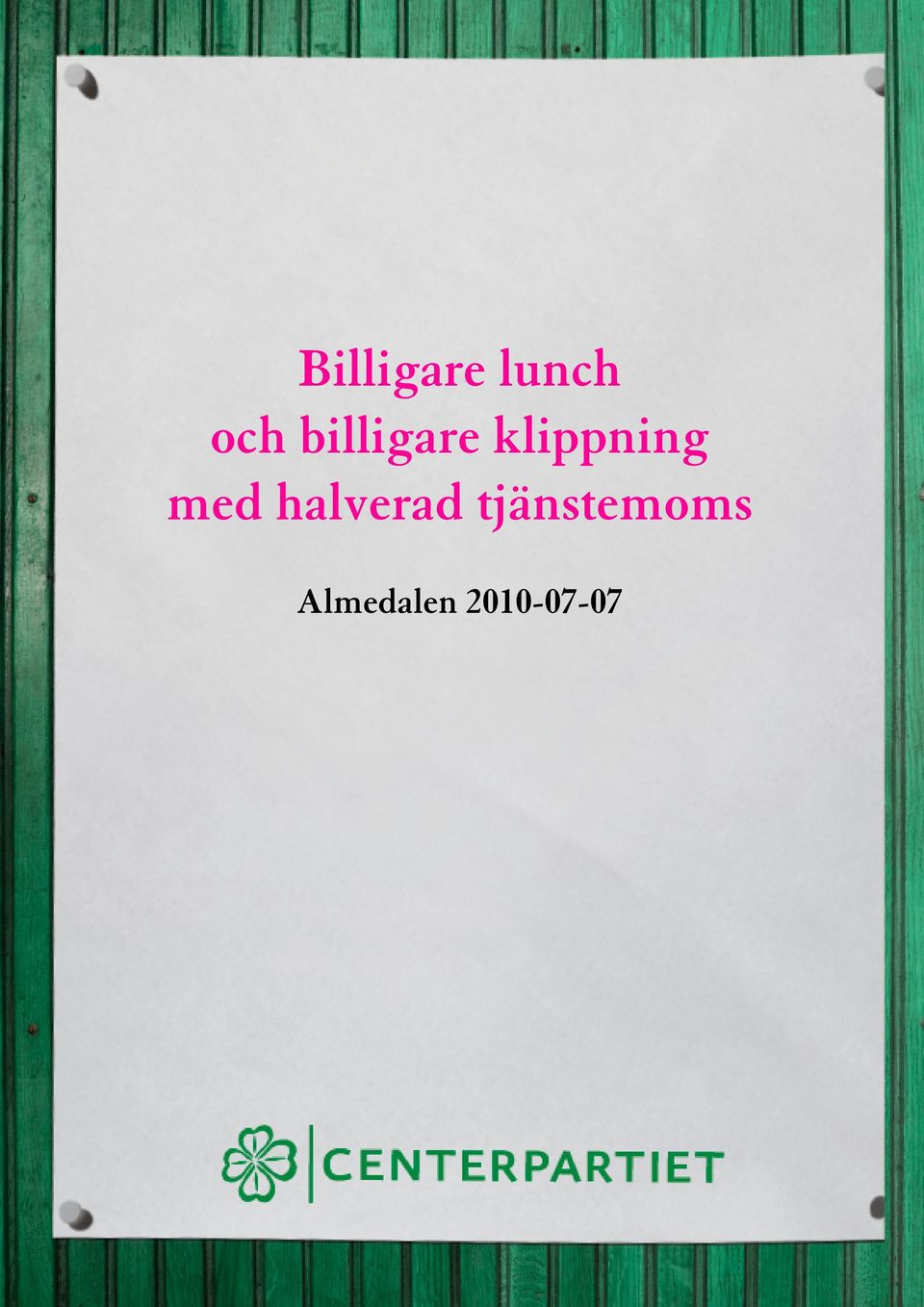 med halverad