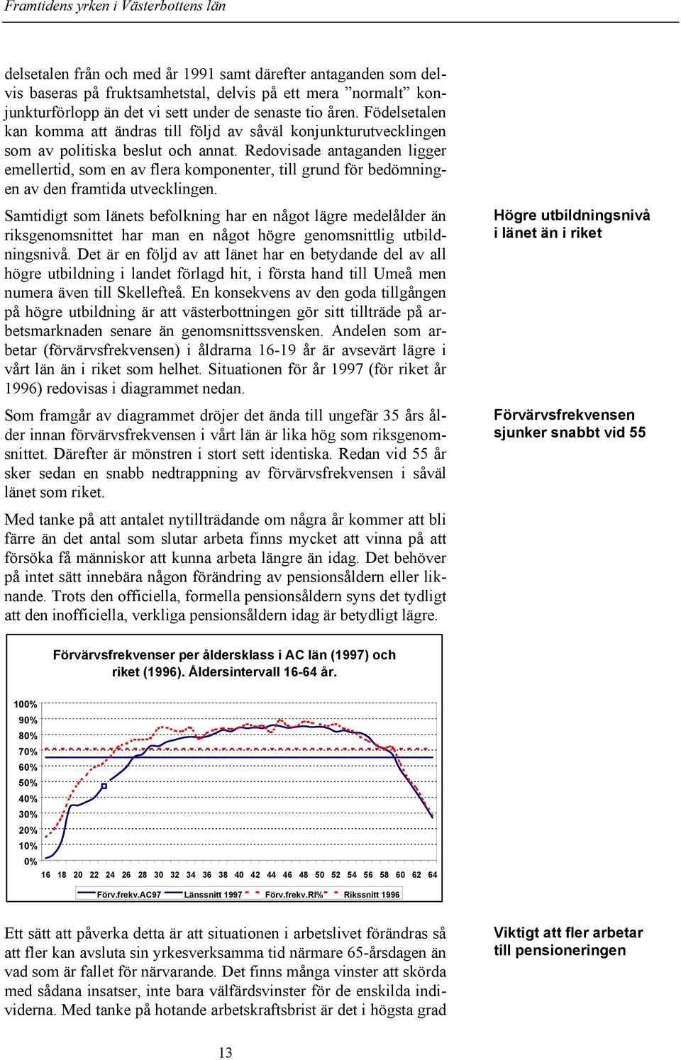 Redovisade antaganden ligger emellertid, som en av flera komponenter, till grund för bedömningen av den framtida utvecklingen.