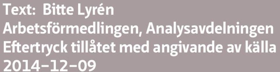 Analysavdelningen