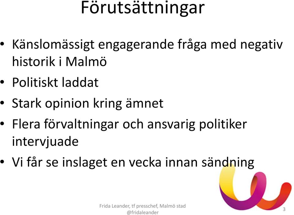 opinion kring ämnet Flera förvaltningar och ansvarig