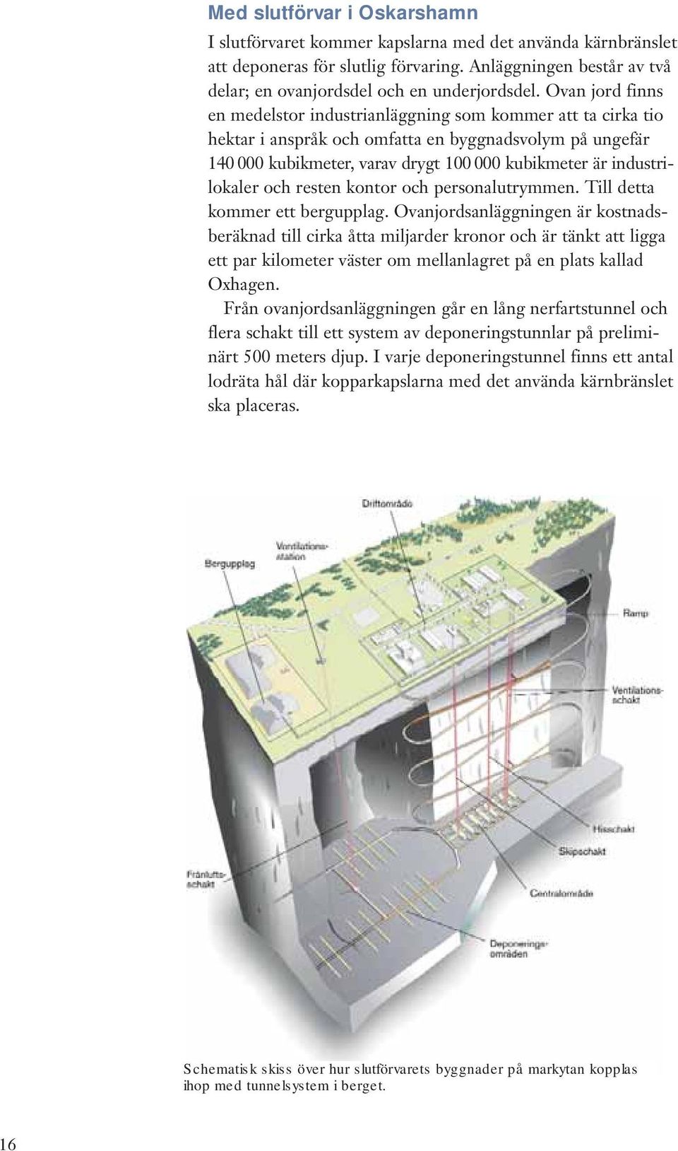 industrilokaler och resten kontor och personalutrymmen. Till detta kommer ett bergupplag.