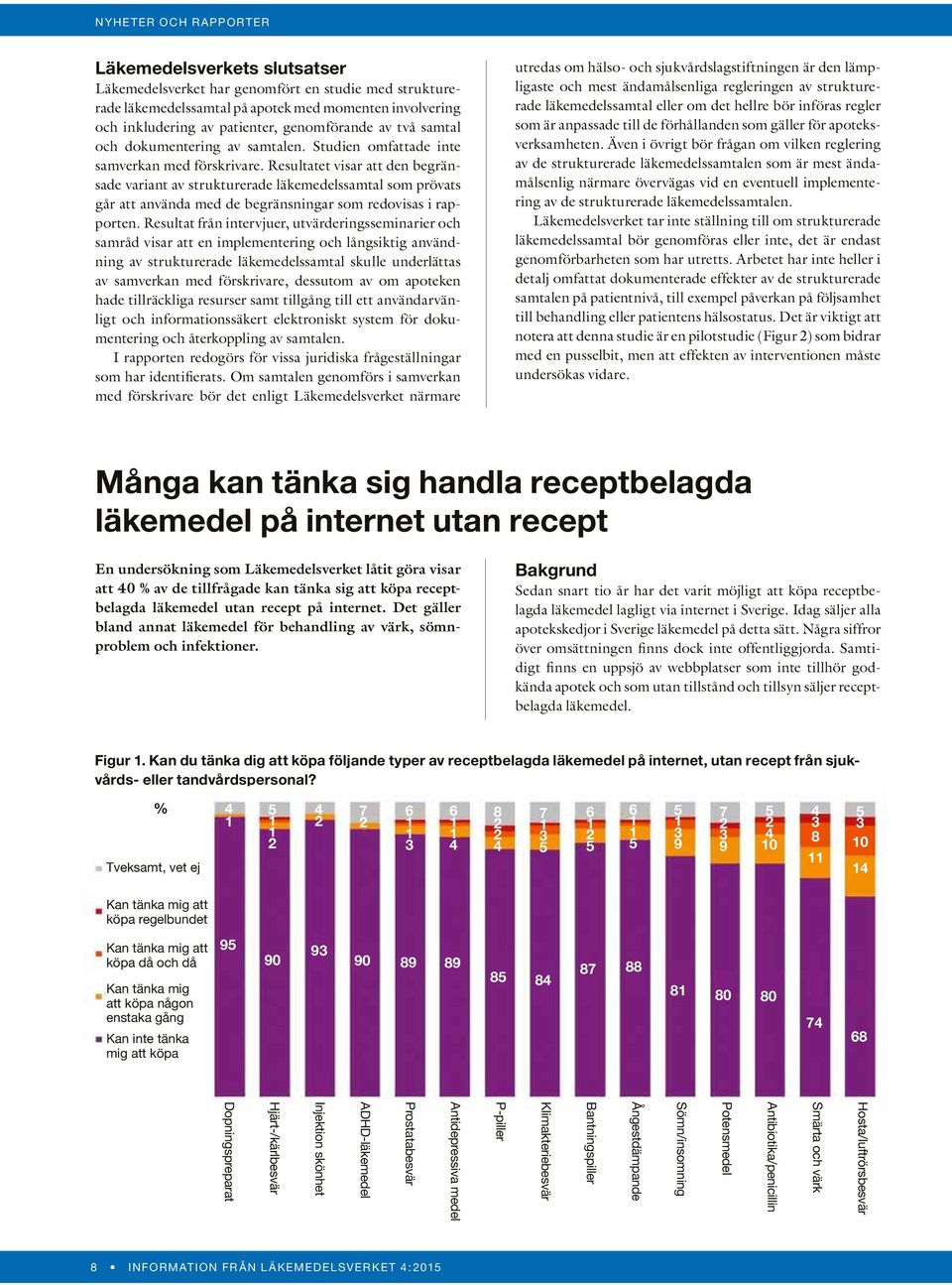 Resultatet visar att den begränsade variant av strukturerade läkemedelssamtal som prövats går att använda med de begränsningar som redovisas i rapporten.