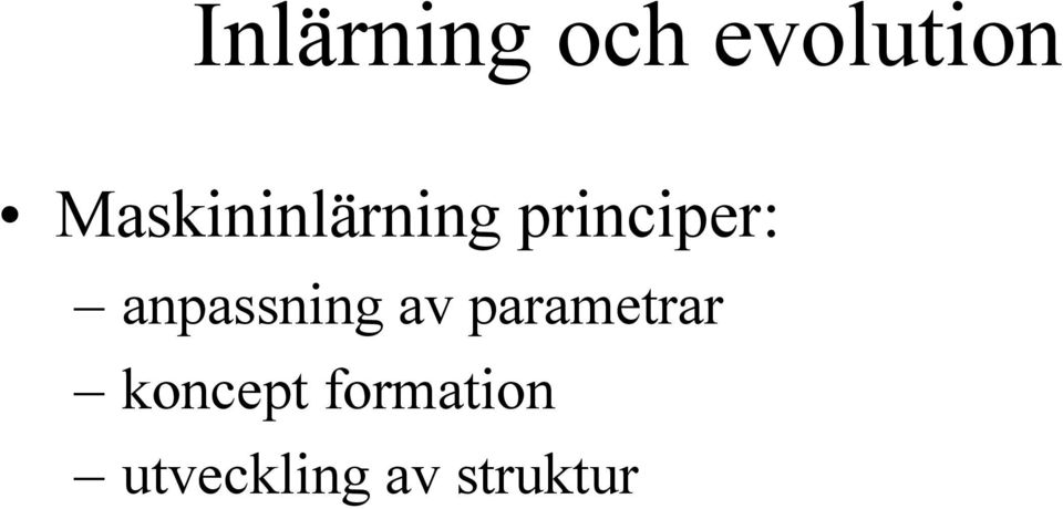 anpassning av parametrar