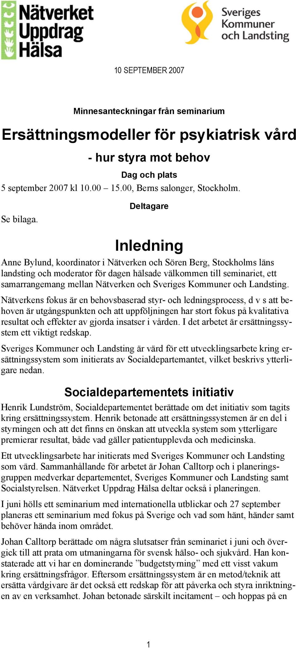 Sveriges Kommuner och Landsting.