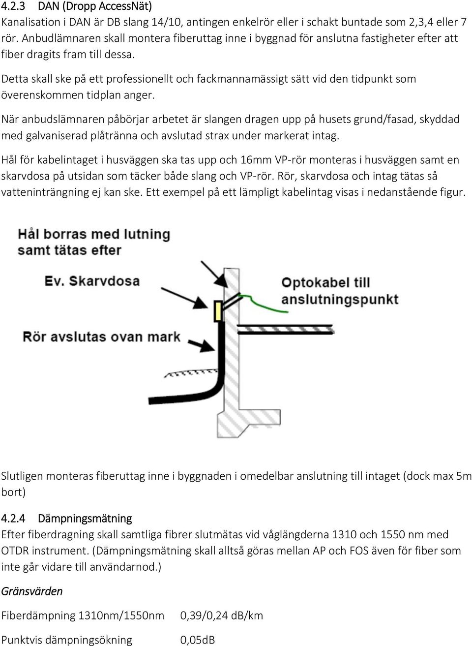 Detta skall ske på ett professionellt och fackmannamässigt sätt vid den tidpunkt som överenskommen tidplan anger.