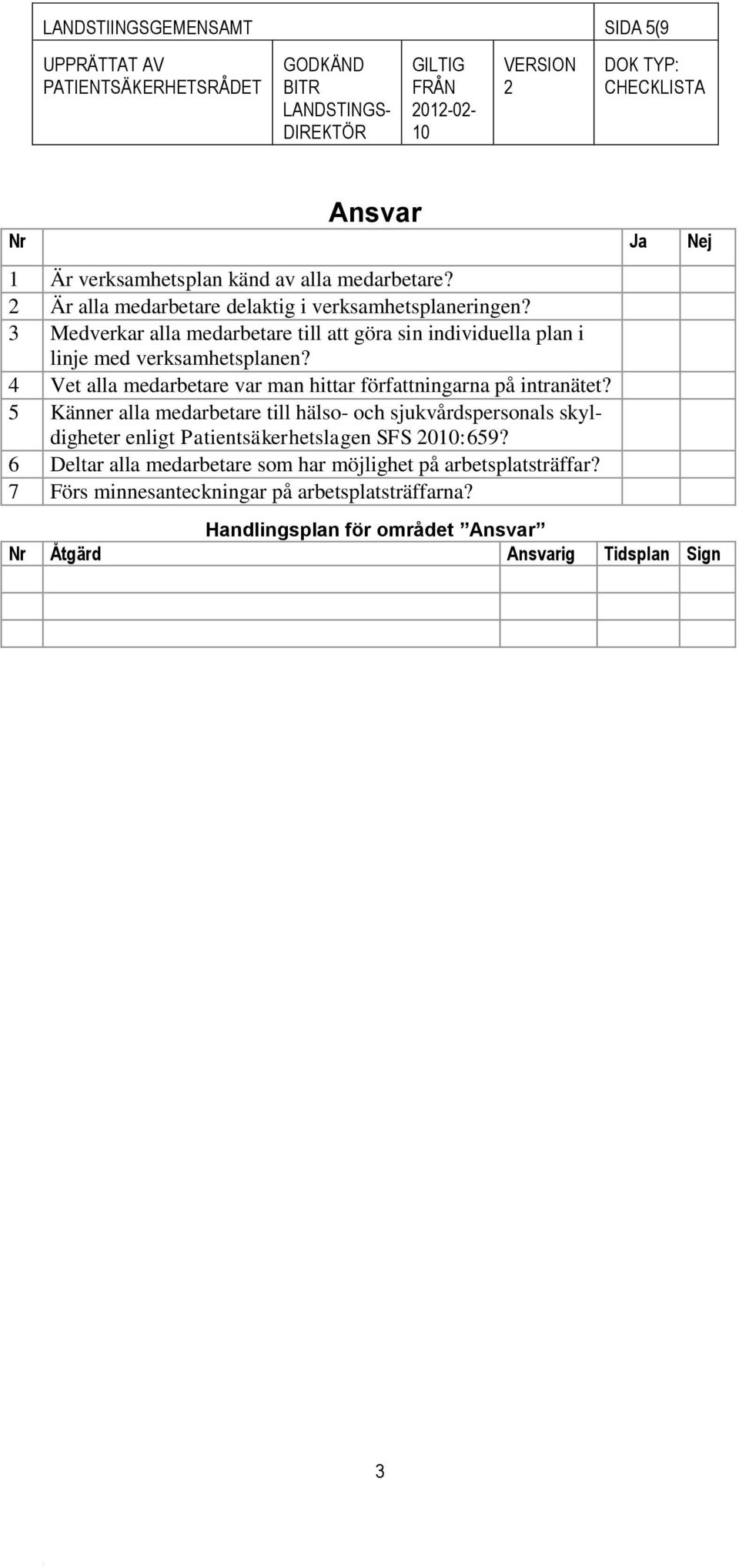 4 Vet alla medarbetare var man hittar författningarna på intranätet?