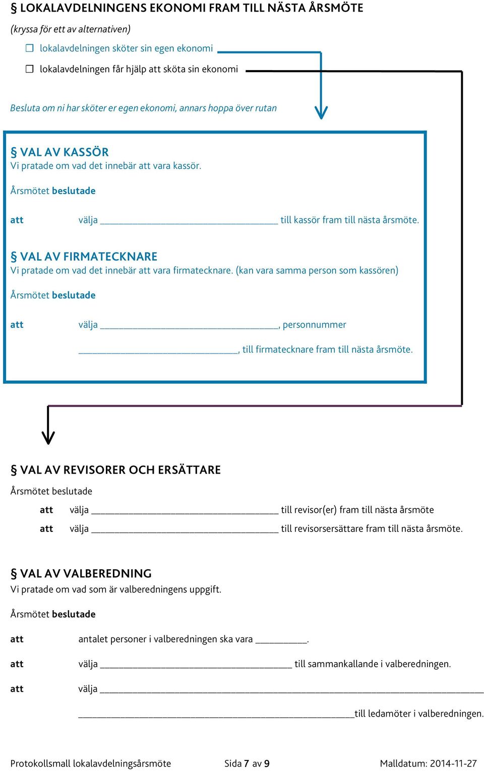 VAL AV FIRMATECKNARE Vi pratade om vad det innebär vara firmatecknare. (kan vara samma person som kassören) välja, personnummer, till firmatecknare fram till nästa årsmöte.