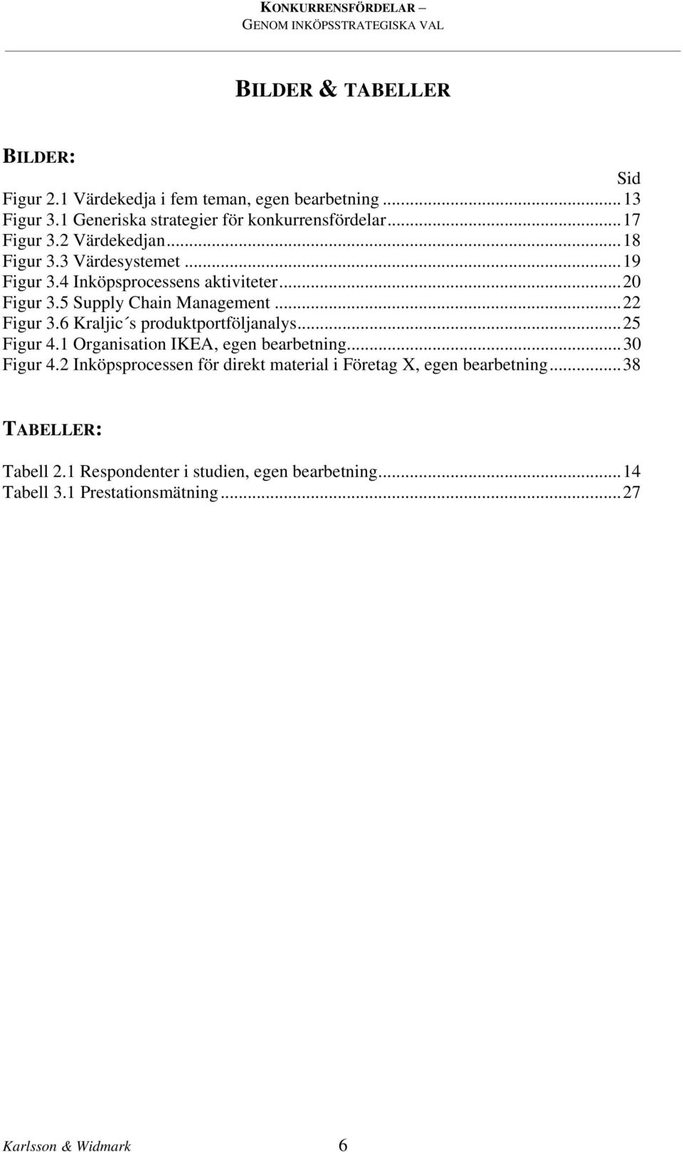 ..22 Figur 3.6 Kraljic s produktportföljanalys...25 Figur 4.1 Organisation IKEA, egen bearbetning...30 Figur 4.