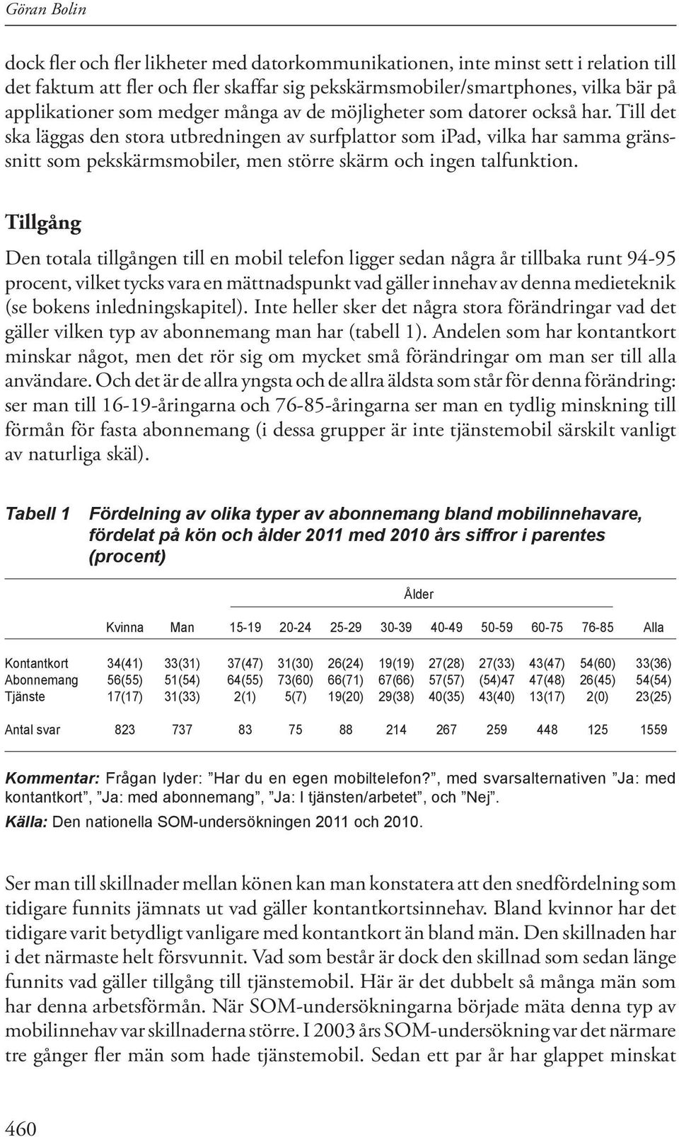 Till det ska läggas den stora utbredningen av surfplattor som ipad, vilka har samma gränssnitt som pekskärmsmobiler, men större skärm och ingen talfunktion.