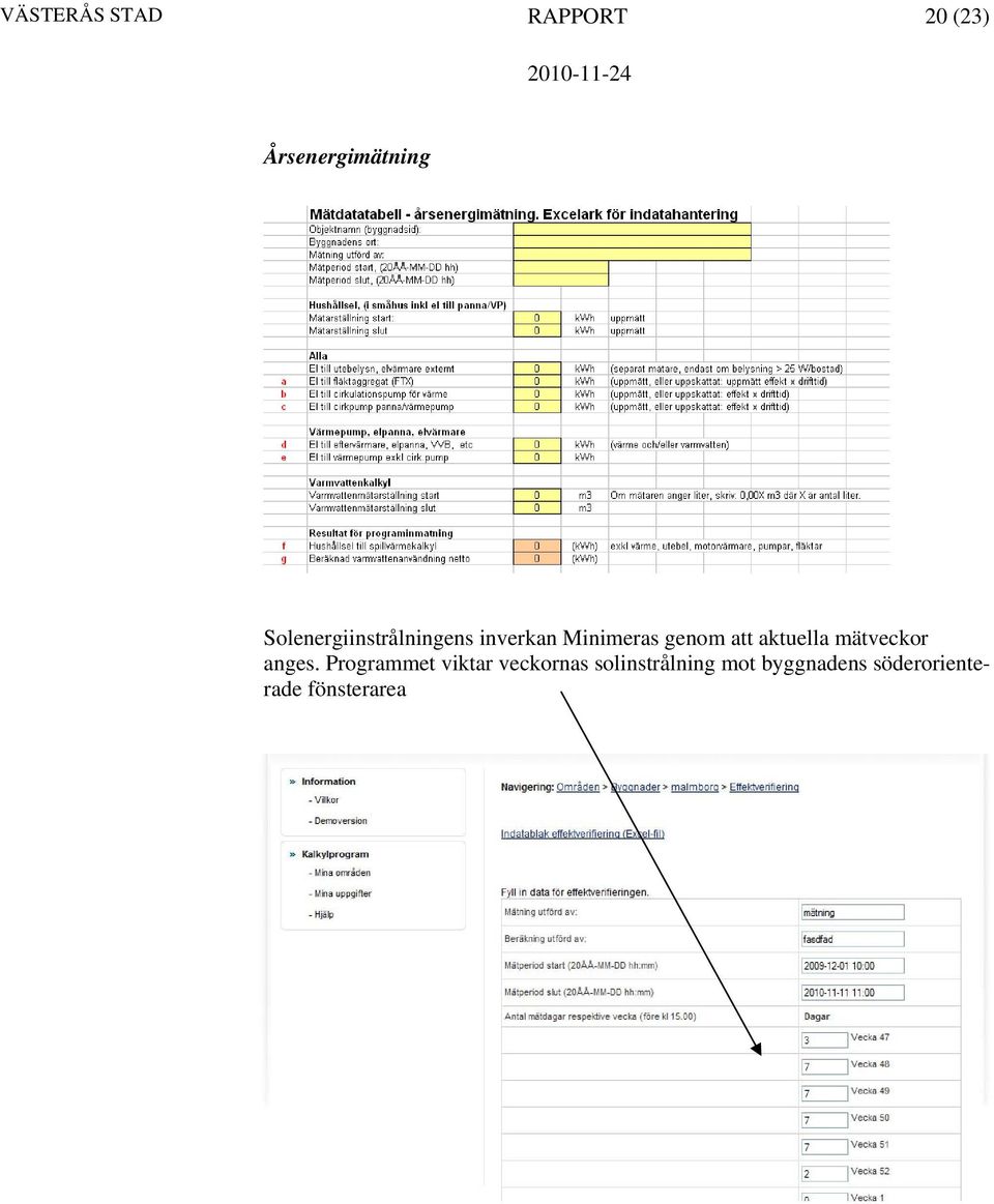 aktuella mätveckor anges.