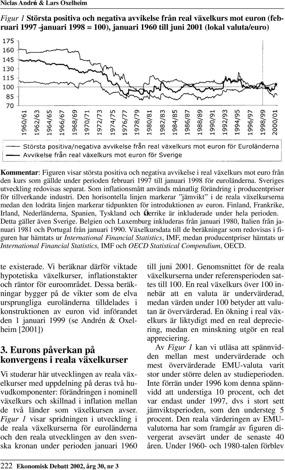 Sveriges utveckling redovisas separat. Som inflationsmått används månatlig förändring i producentpriser för tillverkande industri.