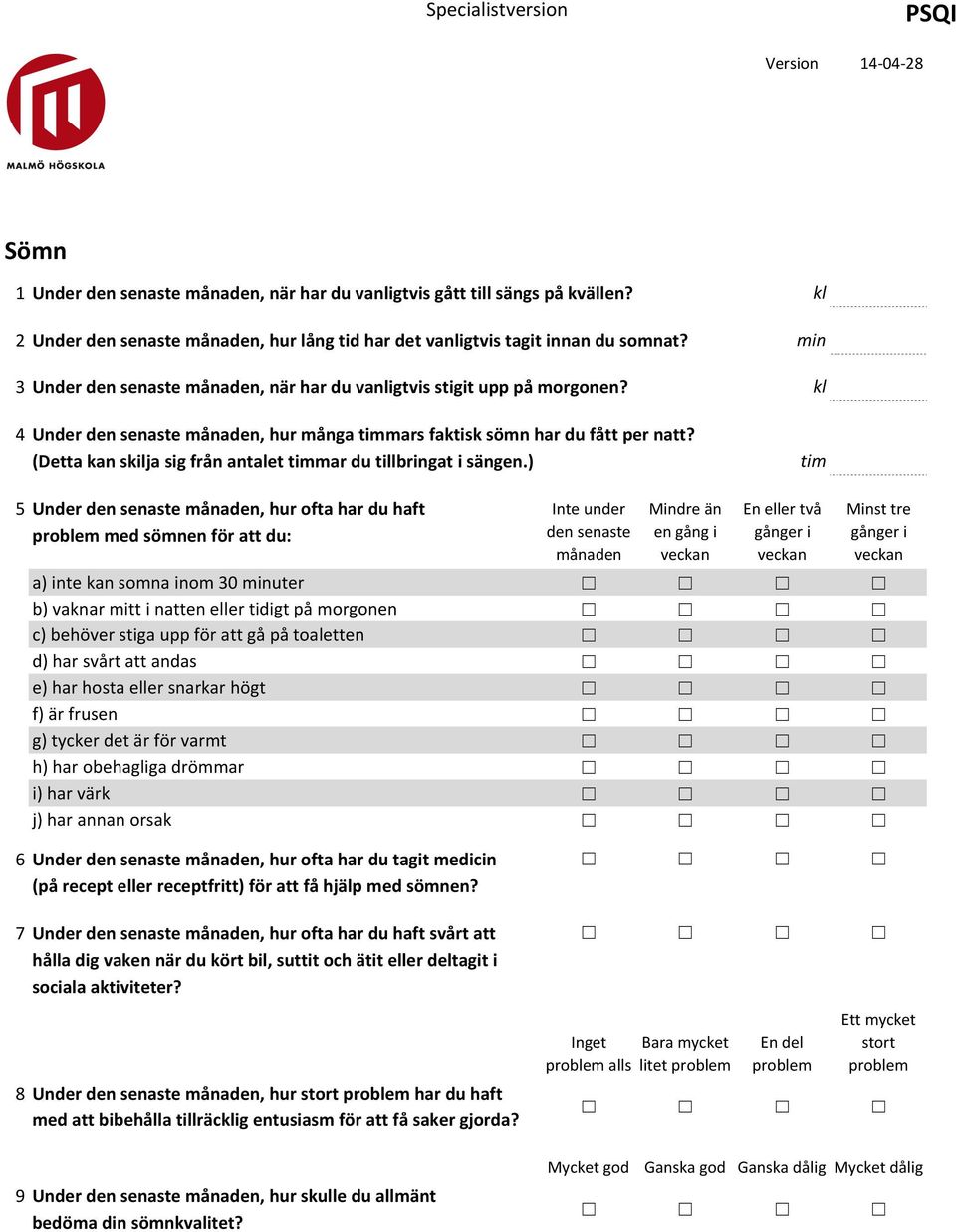 (Detta kan skilja sig från antalet timmar du tillbringat i sängen.