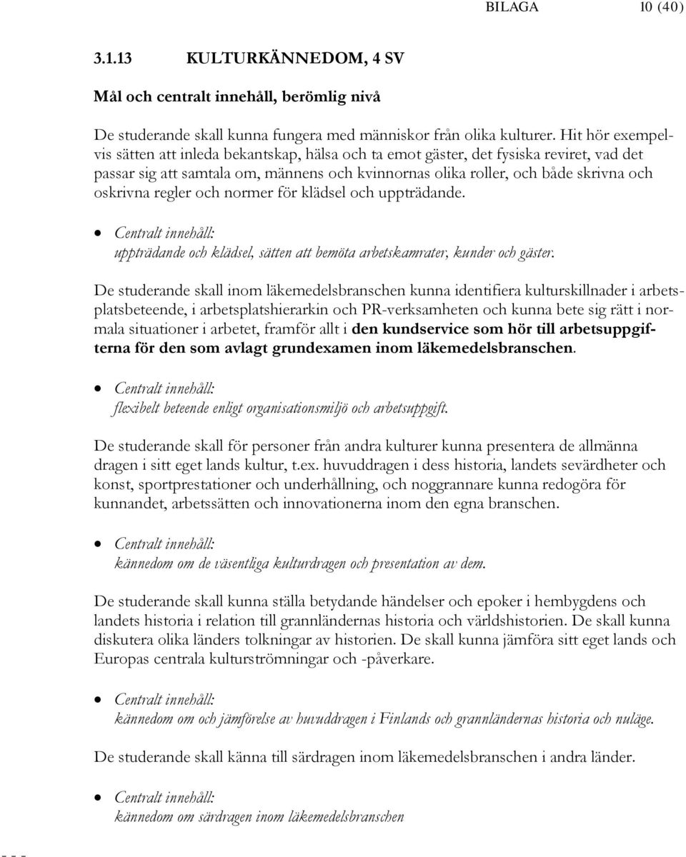 regler och normer för klädsel och uppträdande. uppträdande och klädsel, sätten att bemöta arbetskamrater, kunder och gäster.