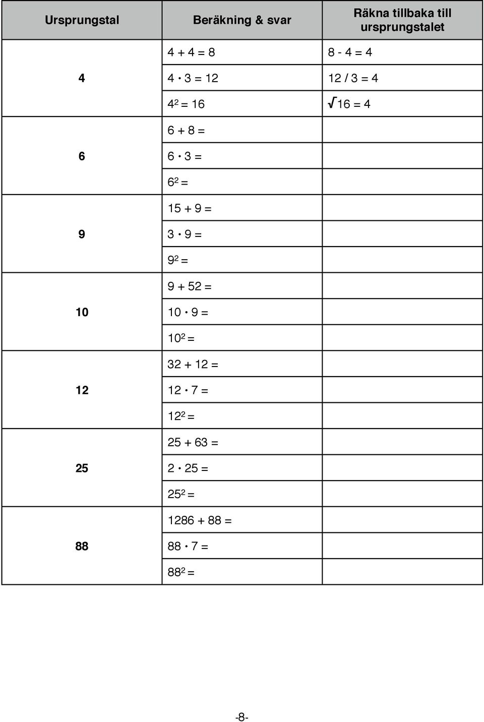 2 = 15 + 9 = 9 3 9 = 9 2 = 9 + 52 = 10 10 9 = 10 2 = 32 + 12 = 12 12