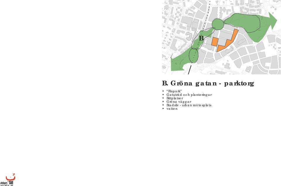 planteringar Sittplatser Gröna