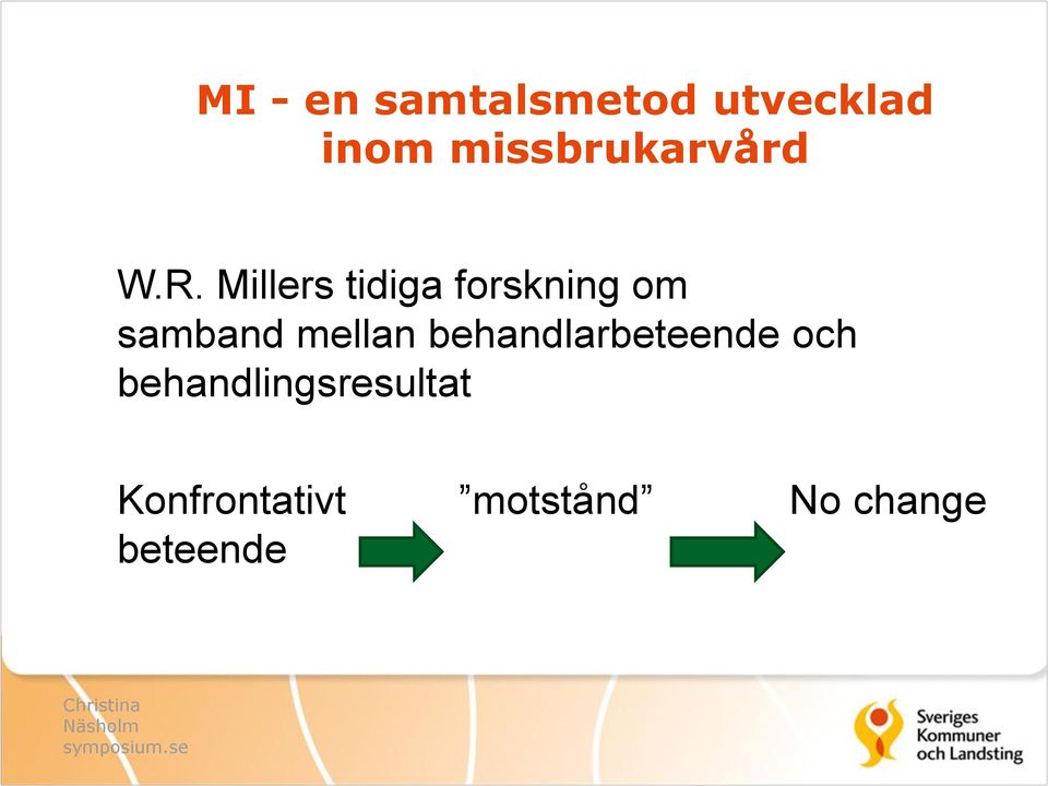 Millers tidiga forskning om samband mellan