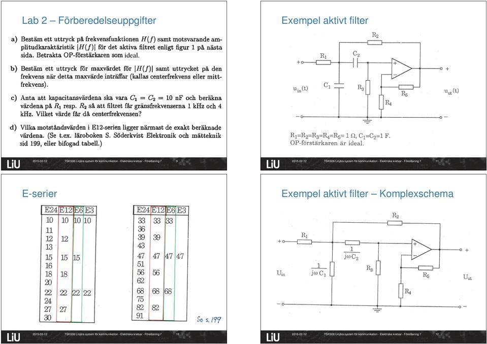 9 E-serier 11 Exempel