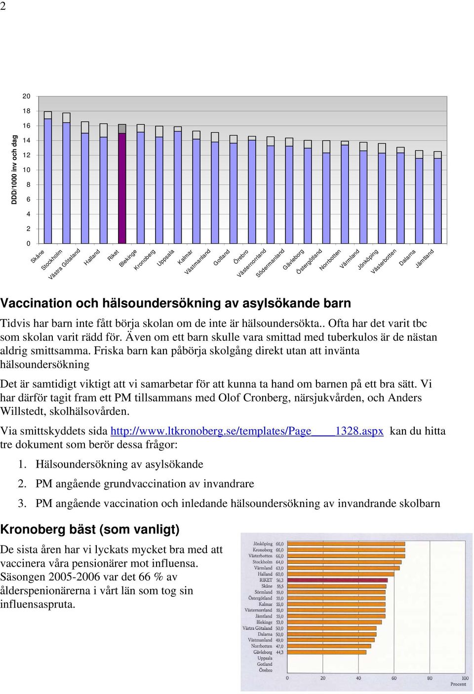 . Ofta har det varit tbc som skolan varit rädd för. Även om ett barn skulle vara smittad med tuberkulos är de nästan aldrig smittsamma.