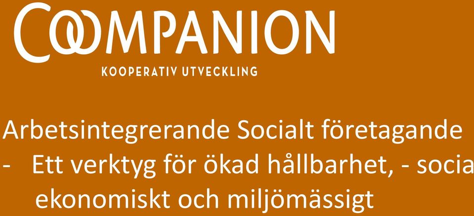 för ökad hållbarhet, -