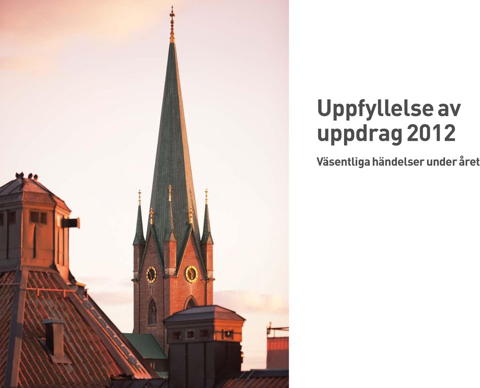 Uppfyllelse av uppdrag