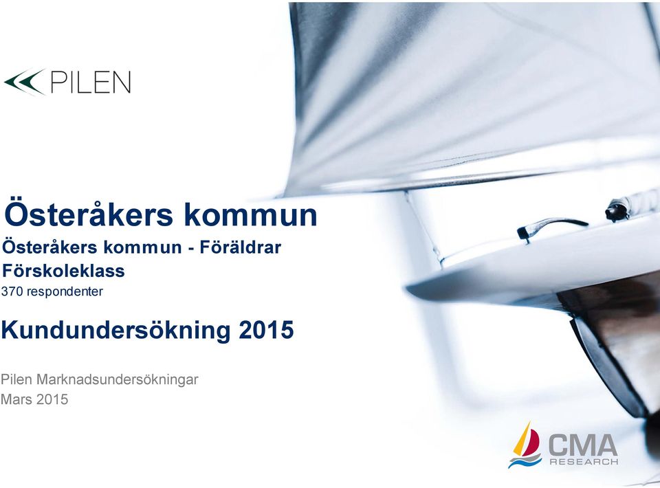 370 respondenter Kundundersökning