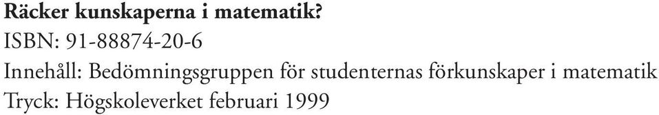 Bedömningsgruppen för studenternas