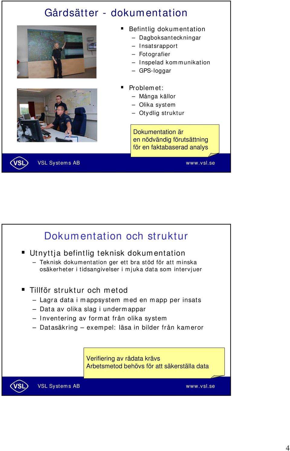 ett bra stöd för att minska osäkerheter i tidsangivelser i mjuka data som intervjuer Tillför struktur och metod Lagra data i mappsystem med en mapp per insats Data av olika