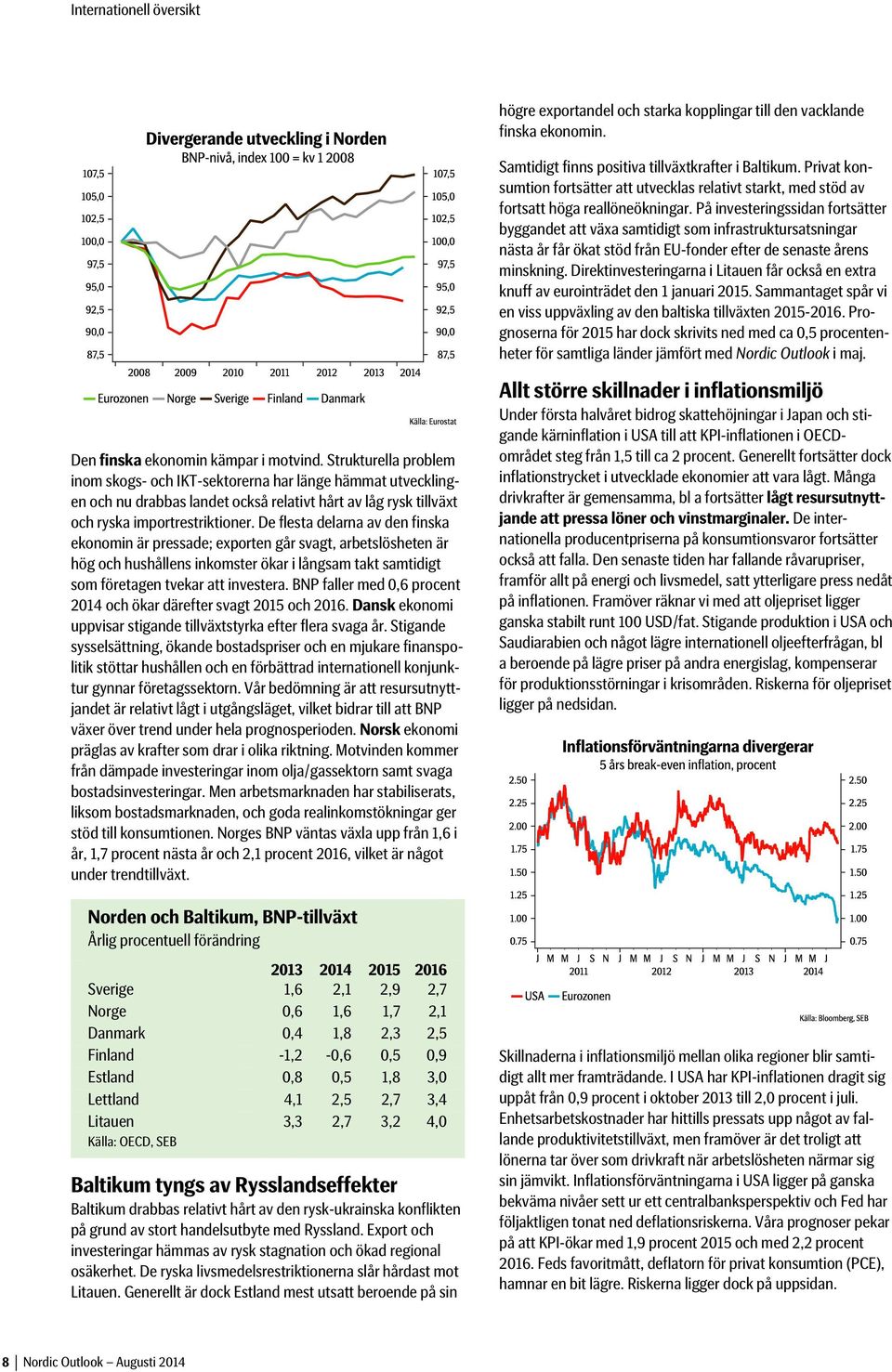 På investeringssidan fortsätter byggandet att växa samtidigt som infrastruktursatsningar nästa år får ökat stöd från EU-fonder efter de senaste årens minskning.