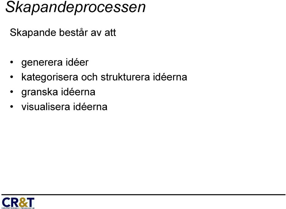 kategorisera och strukturera