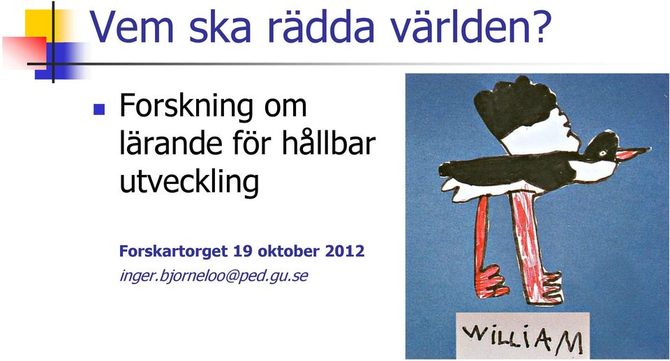 hållbar utveckling