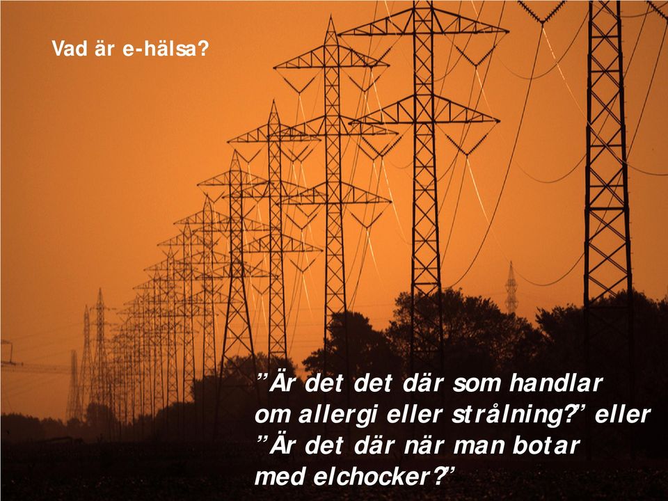 allergi eller strålning?