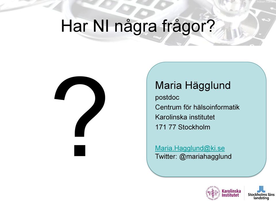 hälsoinformatik Karolinska institutet