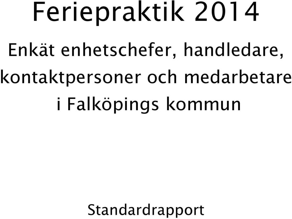 kontaktpersoner och