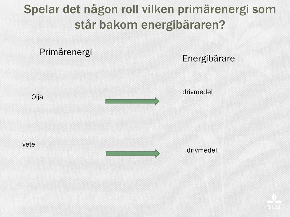 energibäraren?