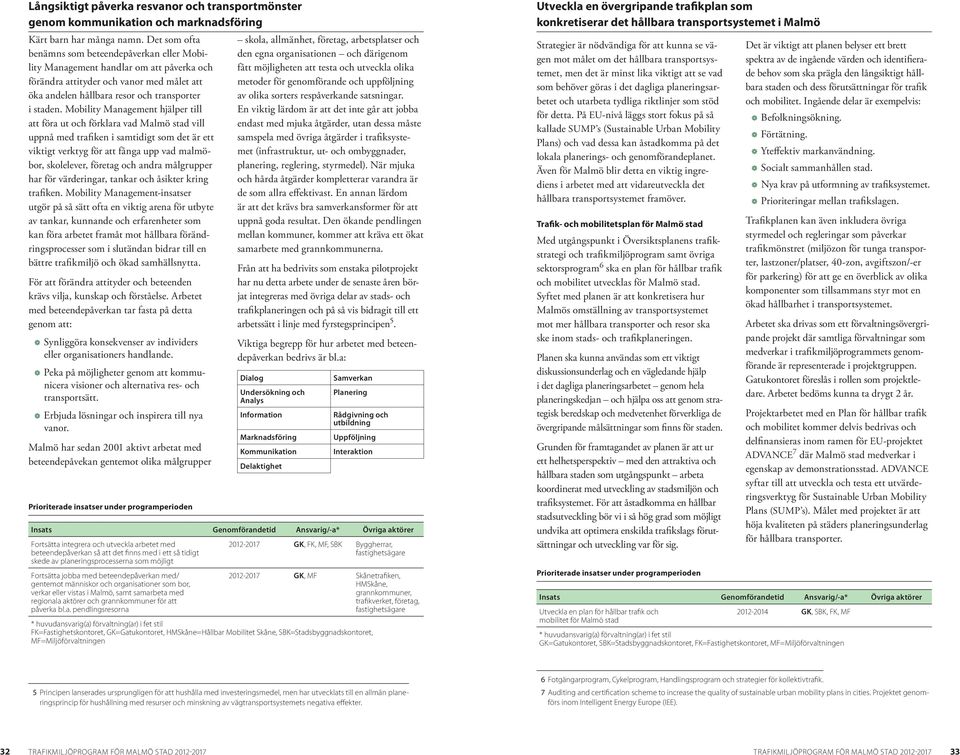 Mobility Management hjälper till att föra ut och förklara vad Malmö stad vill uppnå med trafiken i samtidigt som det är ett viktigt verktyg för att fånga upp vad malmöbor, skolelever, företag och