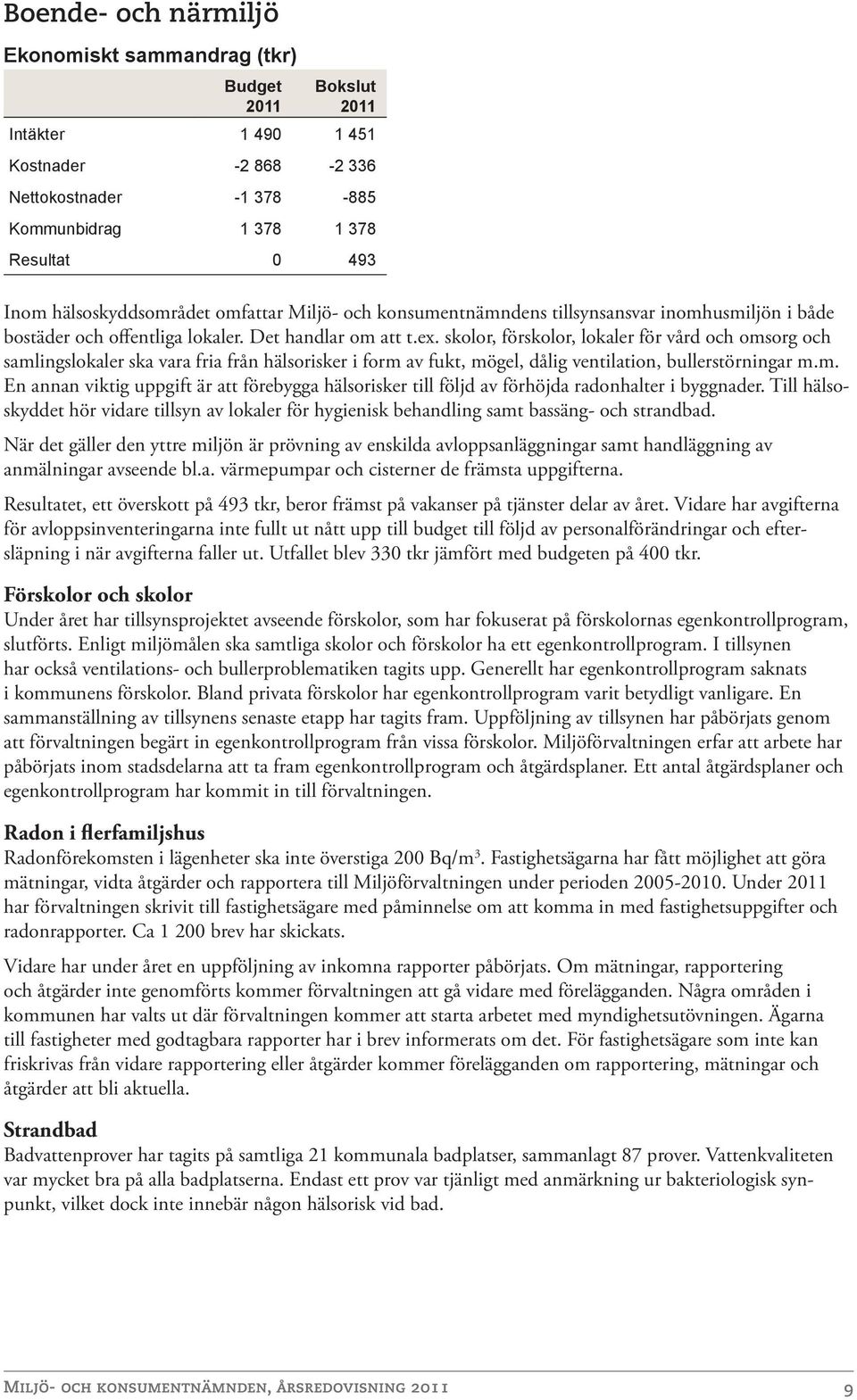 skolor, förskolor, lokaler för vård och omsorg och samlingslokaler ska vara fria från hälsorisker i form av fukt, mögel, dålig ventilation, bullerstörningar m.m. En annan viktig uppgift är att förebygga hälsorisker till följd av förhöjda radonhalter i byggnader.