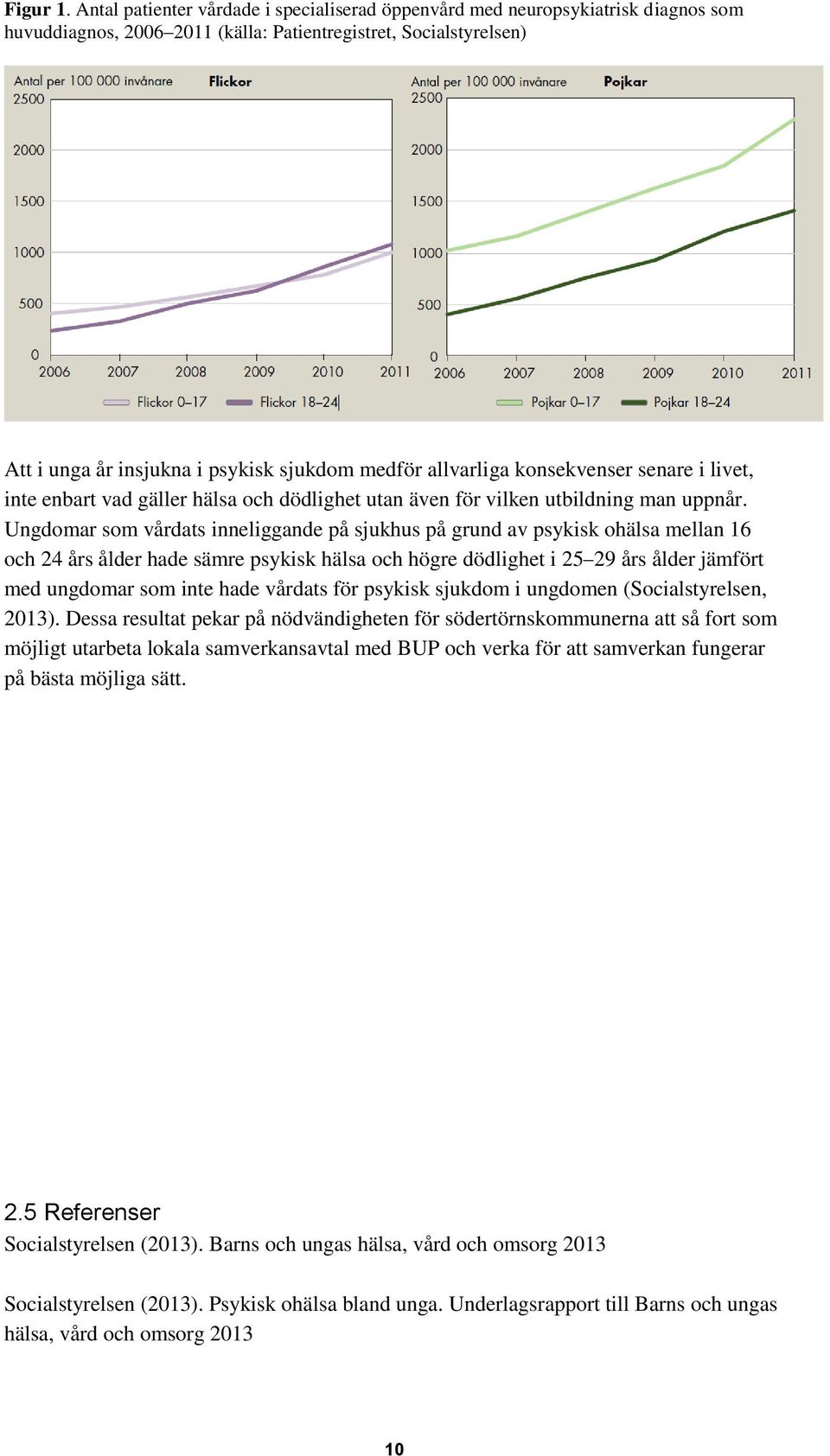 allvarliga konsekvenser senare i livet, inte enbart vad gäller hälsa och dödlighet utan även för vilken utbildning man uppnår.