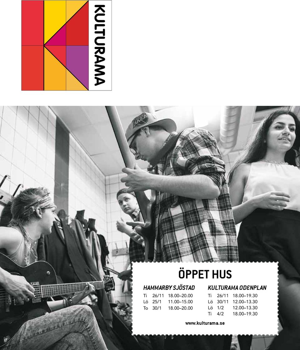 kulturama.se Kulturama Odenplan Ti 26/11 18.00 19.