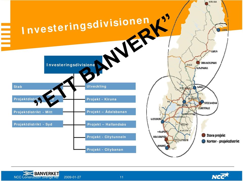 Projekt Ådalsbanan Projektdistrikt - Syd Projekt Hallandsås