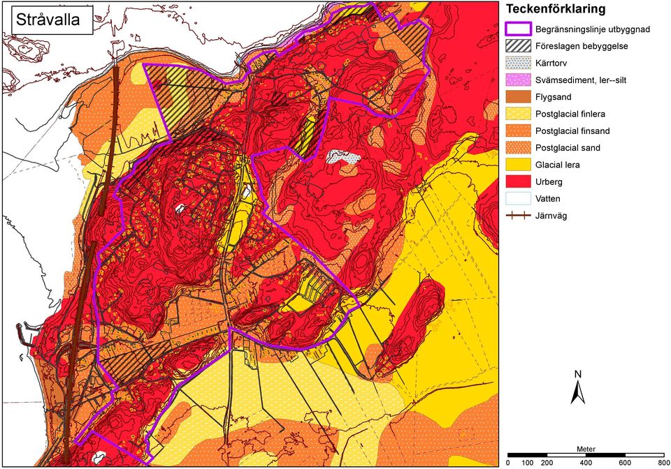 Flygsand Postglacial finlera Postglacial finsand