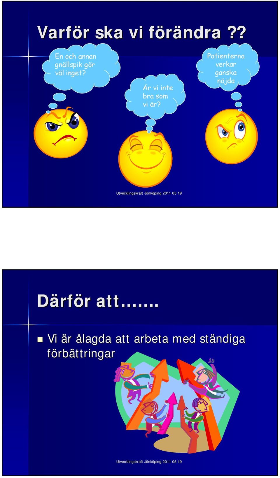 Är vi inte bra som vi är?