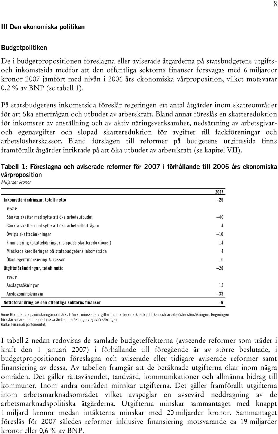 å statsbudgetens inkomstsida föreslår regeringen ett antal åtgärder inom skatteområdet för att öka efterfrågan och utbudet av arbetskraft.