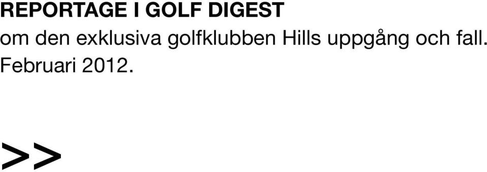 golfklubben Hills