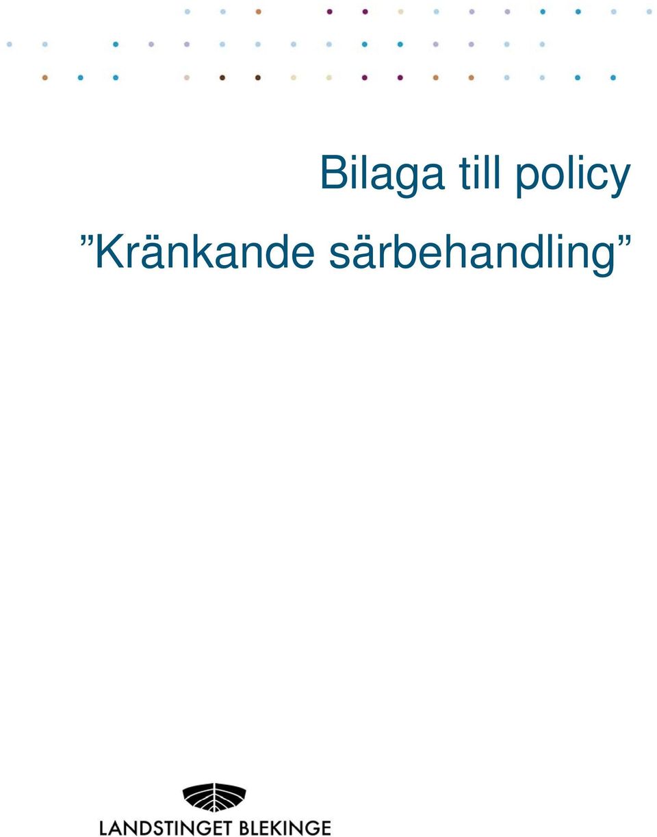 särbehandling  