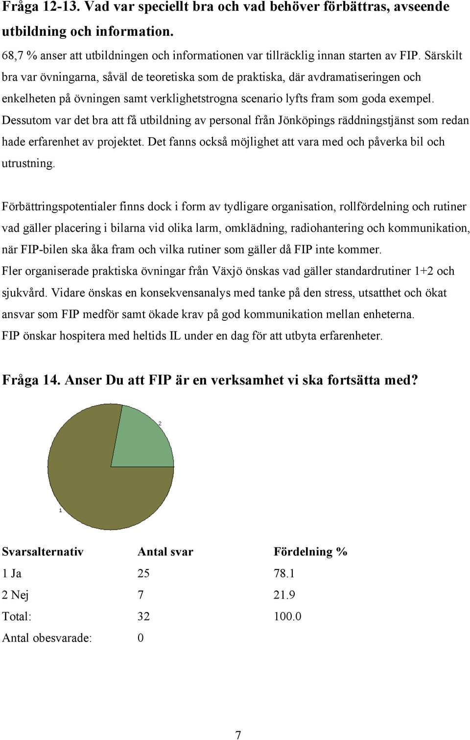 Dessutom var det bra att få utbildning av personal från Jönköpings räddningstjänst som redan hade erfarenhet av projektet. Det fanns också möjlighet att vara med och påverka bil och utrustning.