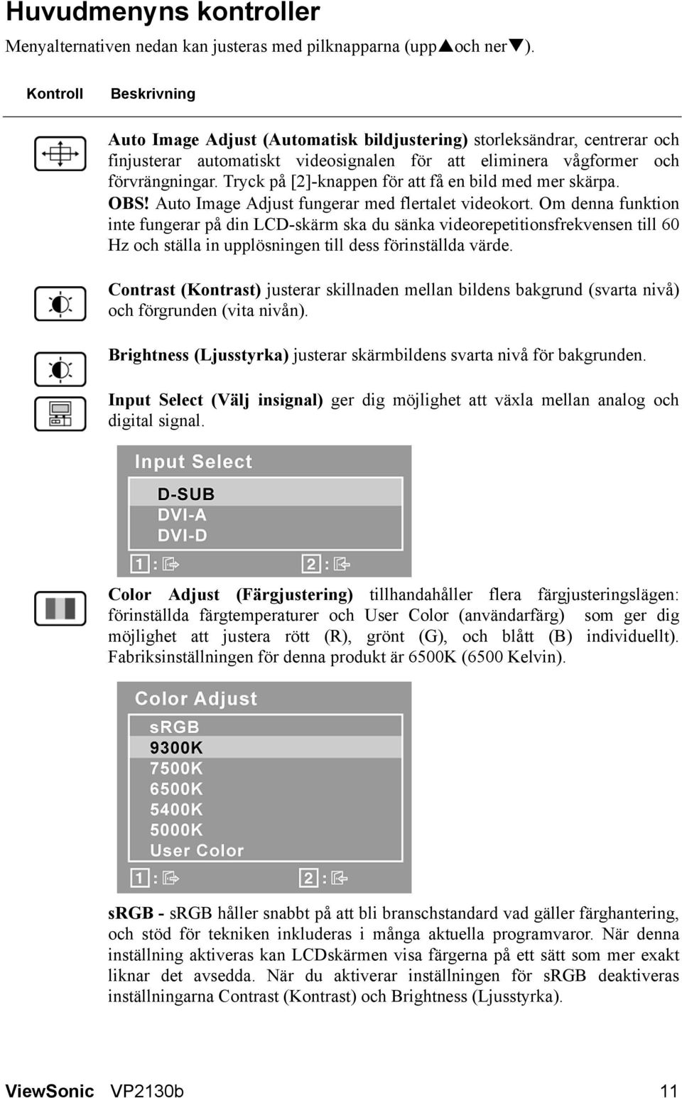 Tryck på [2]-knappen för att få en bild med mer skärpa. OBS! Auto Image Adjust fungerar med flertalet videokort.