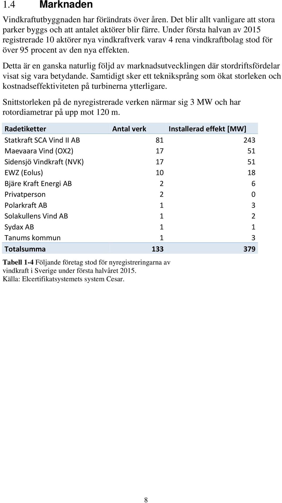 Detta är en ganska naturlig följd av marknadsutvecklingen där stordriftsfördelar visat sig vara betydande.